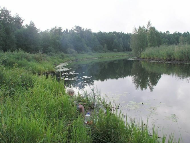 Maakond: Viljandimaa Veekogu nimi: Õhne jõgi Pildistamise aeg: 30. juuli 2006 Pildistaja: H. Timm Pildistamise koht: alamjooks Asimuut: