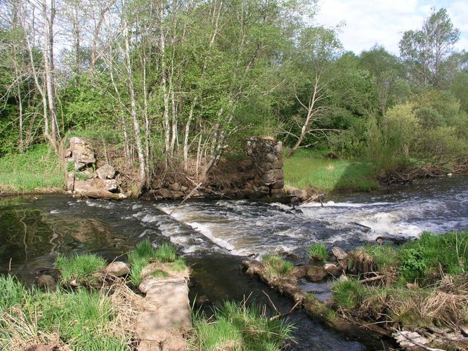 Maakond: Valgamaa Veekogu nimi: Õhne jõgi Pildistamise aeg: 16. mai 2006 Pildistaja: H. Timm Pildistamise koht: Leebiku Asimuut: