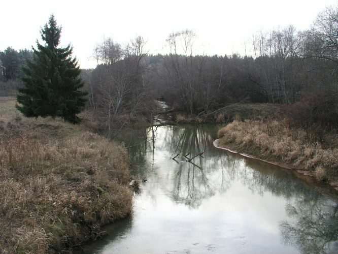 Maakond: Võrumaa Veekogu nimi: Piusa jõgi Pildistamise aeg: 23. november 2005 Pildistaja: H. Timm Pildistamise koht: Võmmorski sild Asimuut: