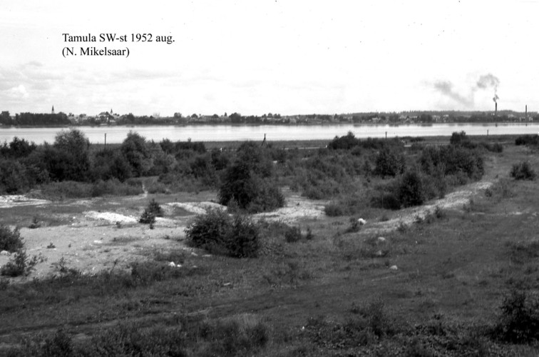 Maakond: Võrumaa Veekogu nimi: Tamula järv Pildistamise aeg: august 1952 Pildistaja: N. Mikelsaar Pildistamise koht: SW kaldalt Asimuut: NE