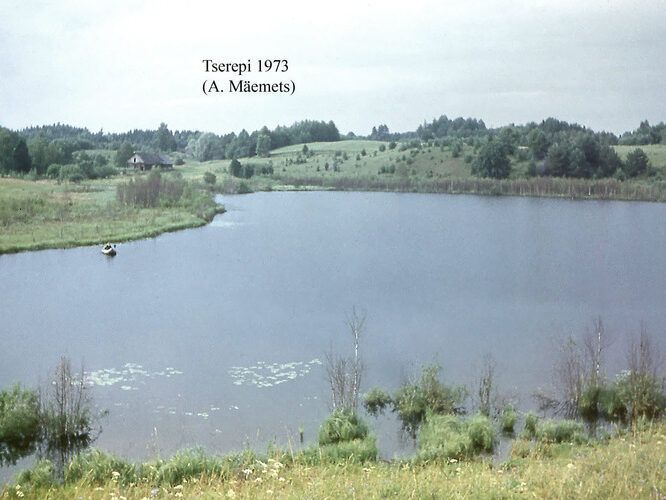 Maakond: Võrumaa Veekogu nimi: Tserepi järv Pildistamise aeg: 1973 Pildistaja: A. Mäemets Pildistamise koht: teadmata Asimuut: