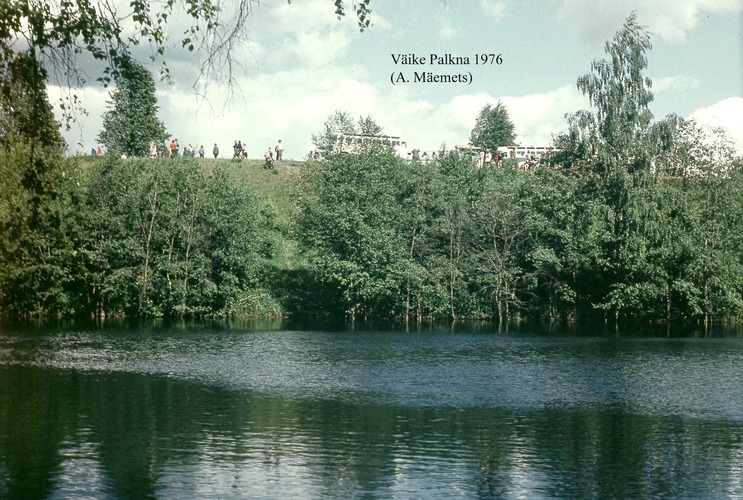 Maakond: Võrumaa Veekogu nimi: Väike Palkna järv Pildistamise aeg: 1976 Pildistaja: A. Mäemets Pildistamise koht: NW kaldalt Asimuut: E