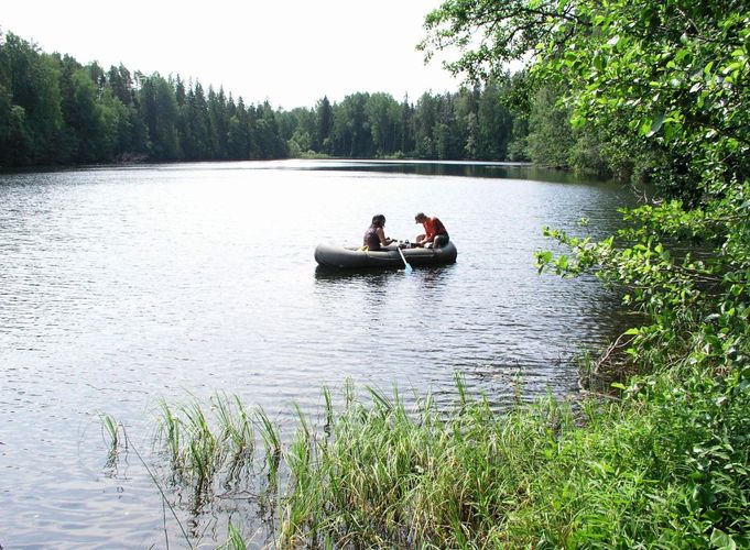 Maakond: Võrumaa Veekogu nimi: Väike Palkna järv Pildistamise aeg: 13. juuli 2006 Pildistaja: H. Timm Pildistamise koht: teadmata Asimuut: