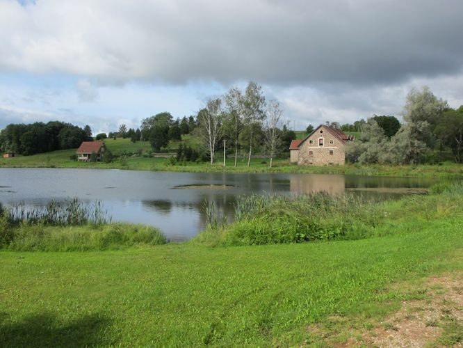 Maakond: Viljandimaa Veekogu nimi: Viraski oja Pildistamise aeg: 20. august 2012 Pildistaja: H. Timm Pildistamise koht: Loodi veskijärv Asimuut: