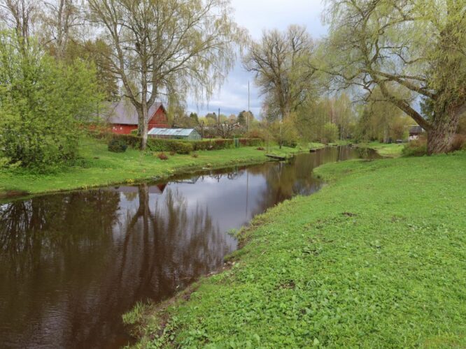 Maakond: Raplamaa Veekogu nimi: Vigala jõgi Pildistamise aeg: 15. mai 2022 Pildistaja: H. Timm Pildistamise koht: Rapla, Aasa tn Asimuut: SE Veekogude registri viide: https://register.keskkonnaportaal.ee/register/body-of-water/8380095